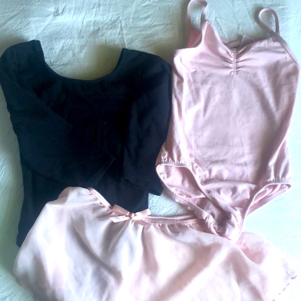 2 Leotards and Skirt 6/6x/7